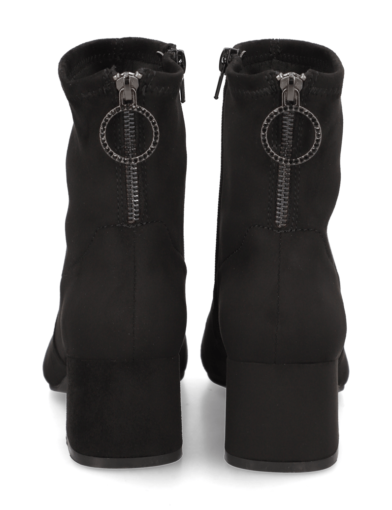 Lazzarini-imitácia-velúru-čižmičky-čierna