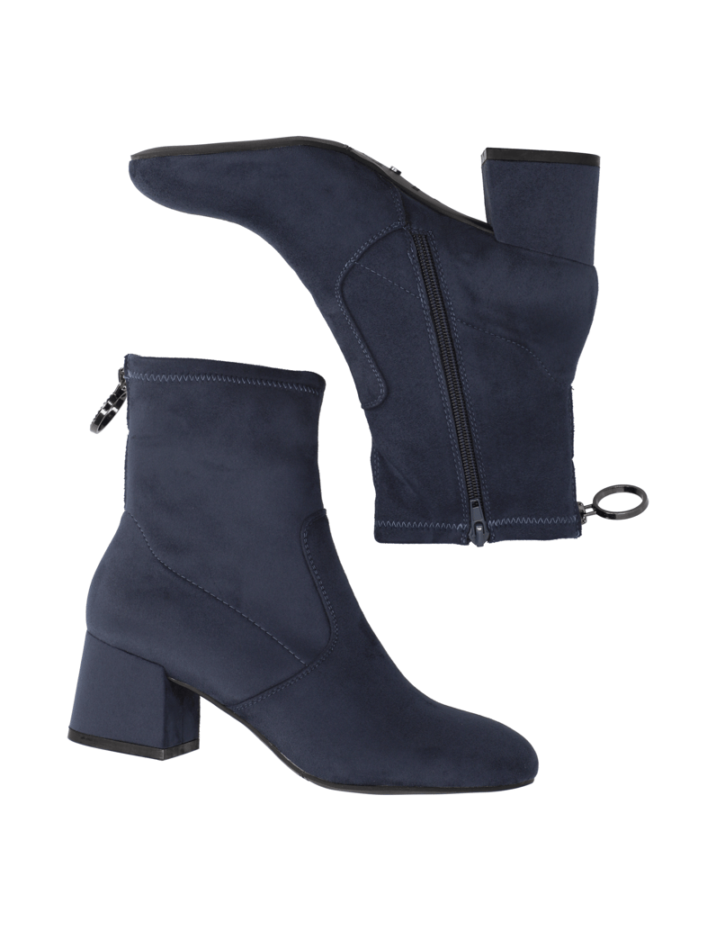 Lazzarini-imitácia-velúru-čižmičky-čierna