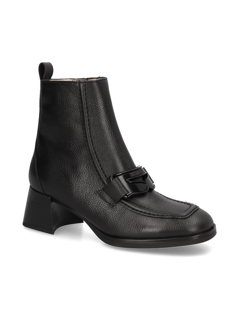 Hispanitas-Glattleder-Stiefelette-schwarz