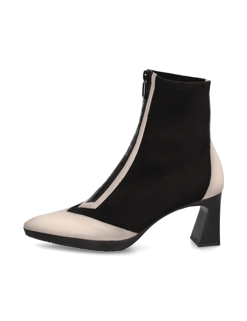 Hispanitas-Lederkombination-Stiefelette-schwarz