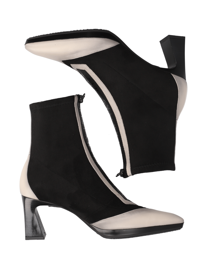 Hispanitas-Lederkombination-Stiefelette-schwarz