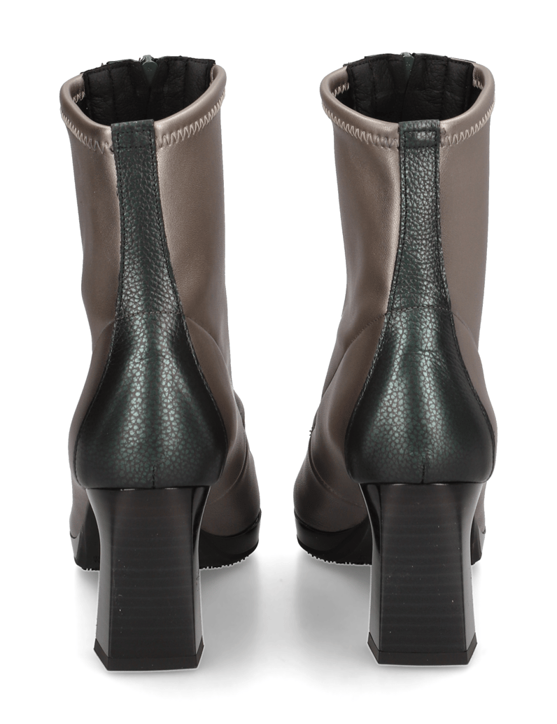 Hispanitas-Lederkombination-Stiefelette-schwarz