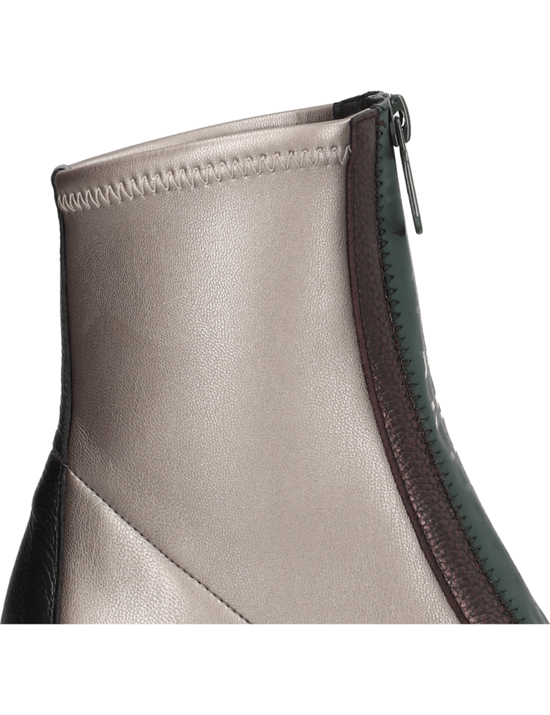 Hispanitas-Lederkombination-Stiefelette-schwarz