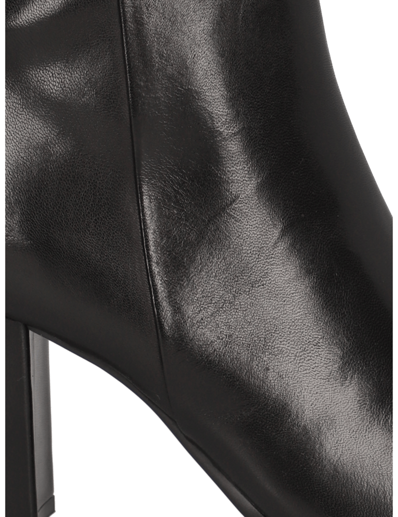 Lazzarini-Glattleder-Stiefelette-schwarz