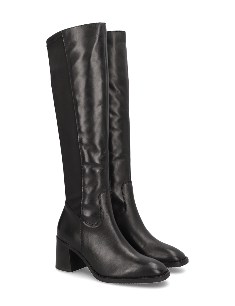 Lazzarini-kombinacija-usnja-škornji-črna