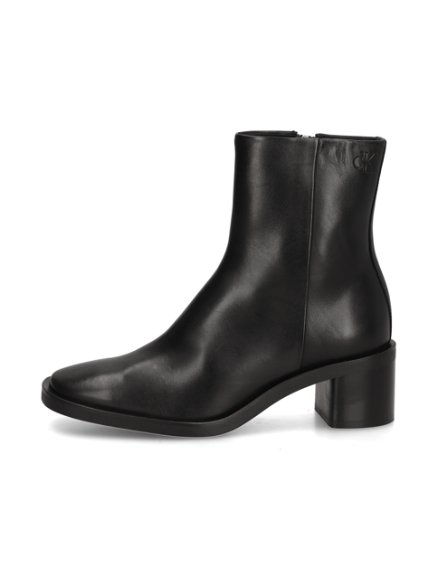 BLOCK HEEL ANK BOOT LTH