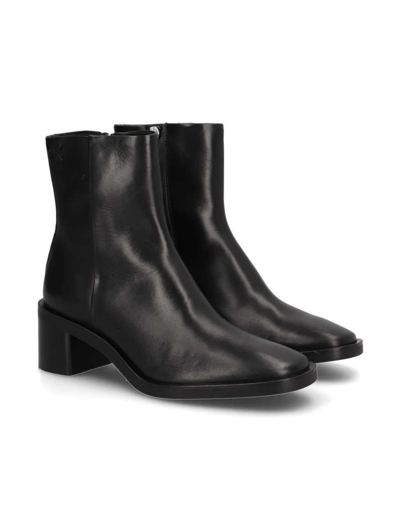 CALVIN-KLEIN-JEANS-BLOCK-HEEL-ANK-BOOT-LTH-černá