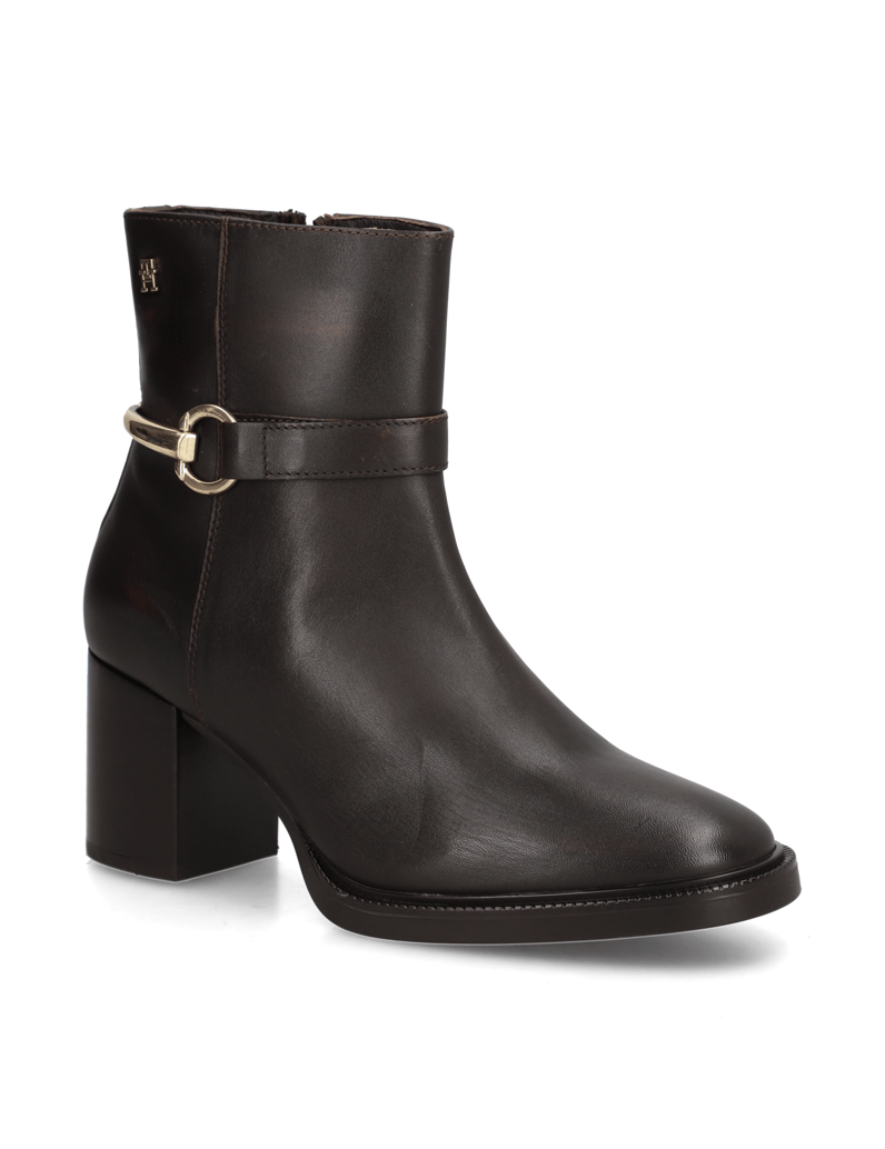 Tommy-Hilfiger-TH-STUD-HEEL-RIDING-ANKLE-BOOT-černá