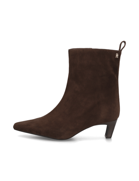KITTEN HEEL SUEDE ANKLE BOOT