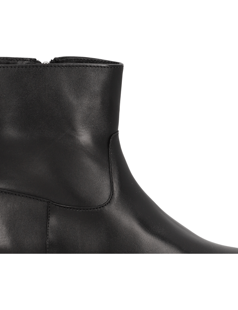 Tommy-Hilfiger-LEATHER-ANKLE-BOOT-W-ZIP-črna