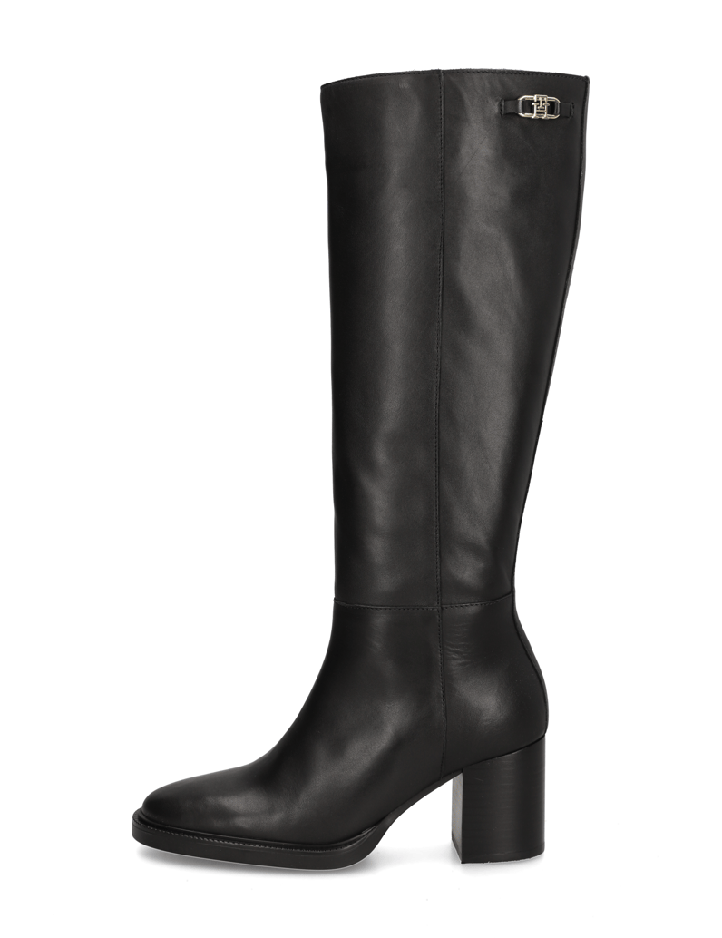 Tommy-Hilfiger-STACKED-HEEL-LEATHER-LONGBOOT-schwarz