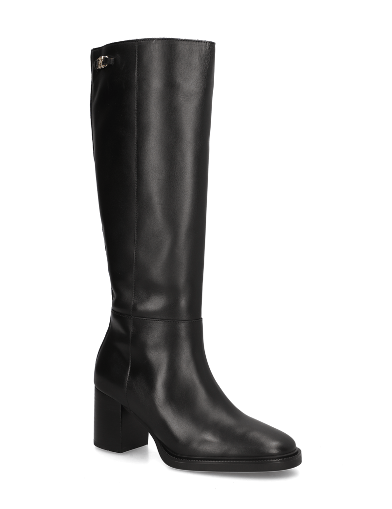 Tommy-Hilfiger-STACKED-HEEL-LEATHER-LONGBOOT-schwarz