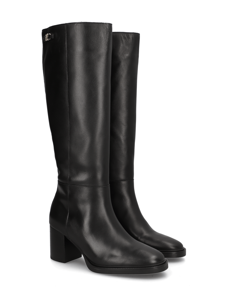 Tommy-Hilfiger-STACKED-HEEL-LEATHER-LONGBOOT-schwarz