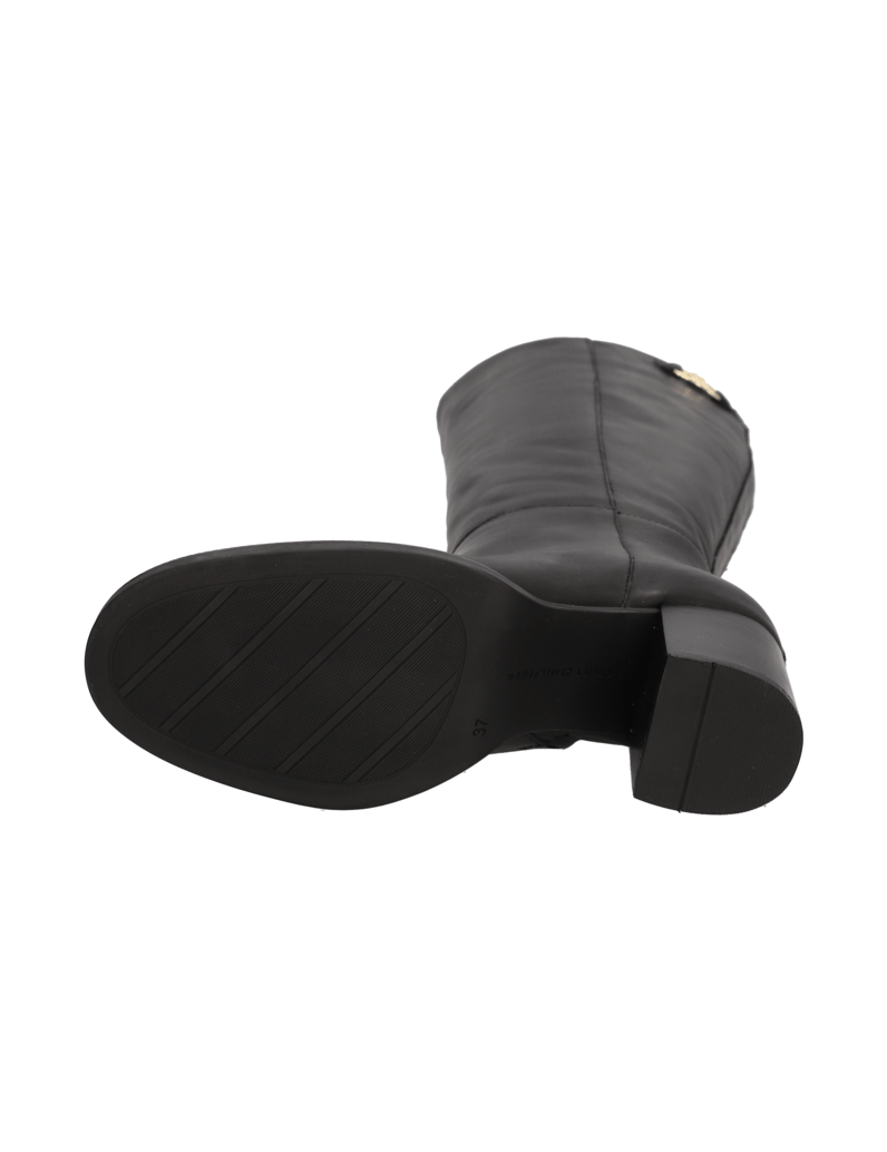 Tommy-Hilfiger-STACKED-HEEL-LEATHER-LONGBOOT-schwarz