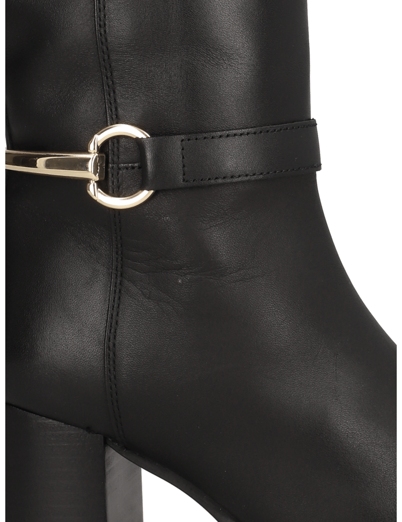 Tommy-Hilfiger-TH-STUD-HEEL-RIDING-KNEE-BOOT-črna
