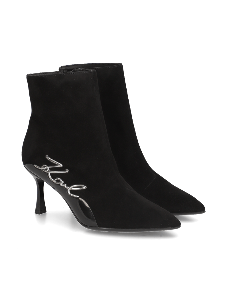 KARL-LAGERFELD-čižmičky-čierna