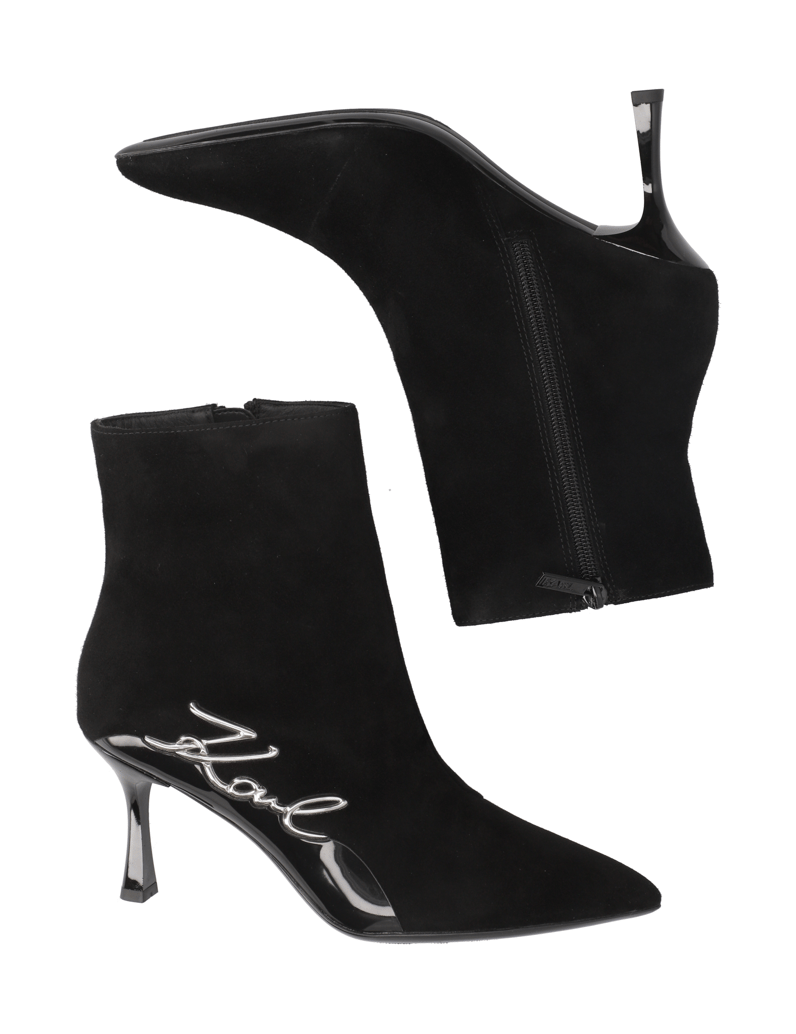 KARL-LAGERFELD-čižmičky-čierna