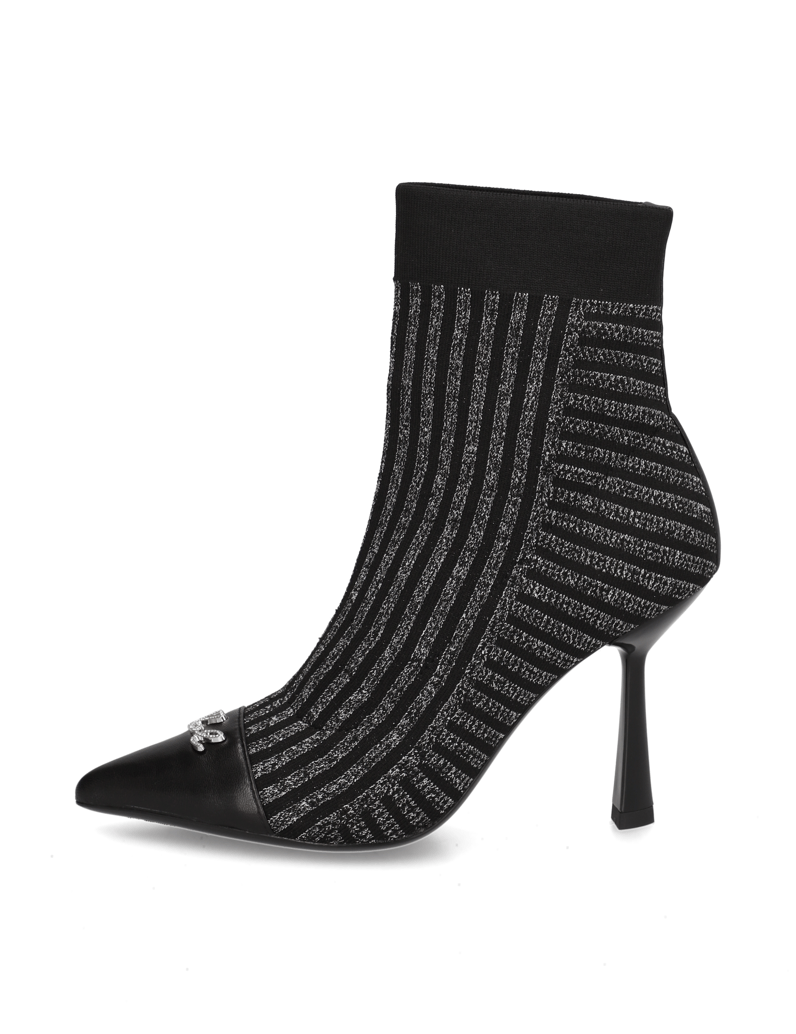 KARL-LAGERFELD-polokozačky-stříbrná