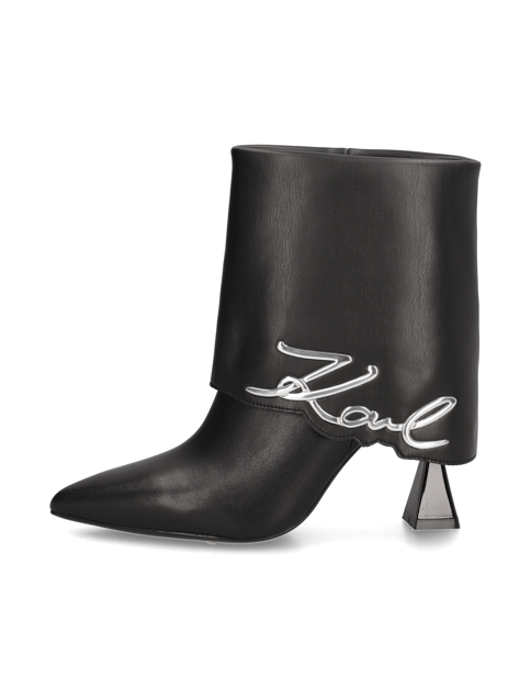 

DEBUT II FOLD DOWN MIDI BOOT, Čierna