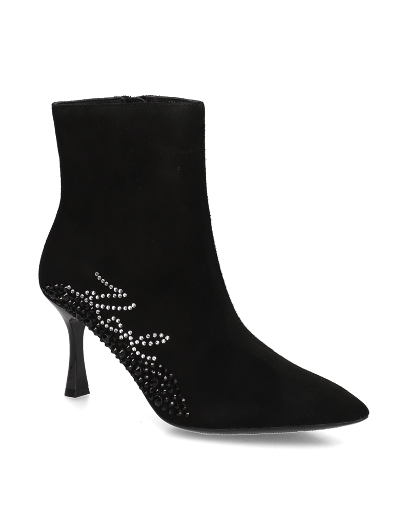 KARL-LAGERFELD-SIENNA-SIGNIA-ANKLE-BOOT-črna