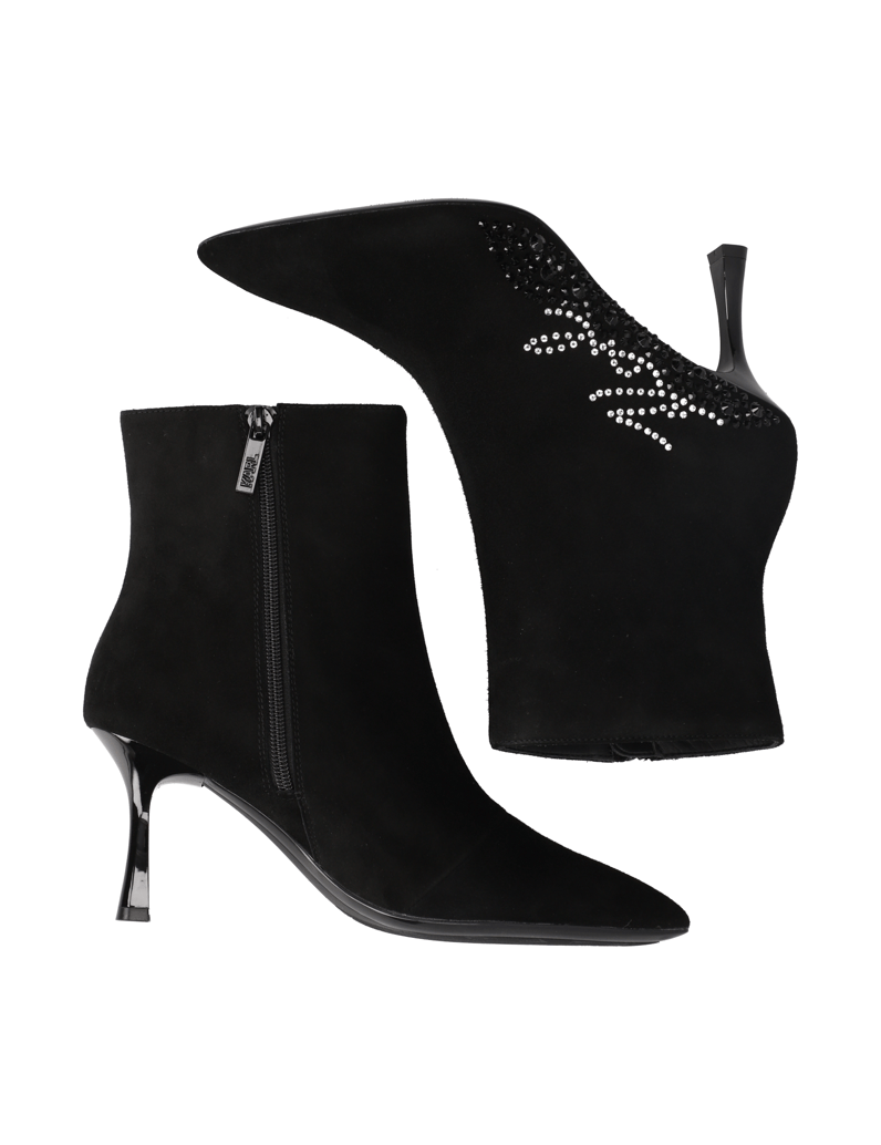 KARL-LAGERFELD-SIENNA-SIGNIA-ANKLE-BOOT-črna