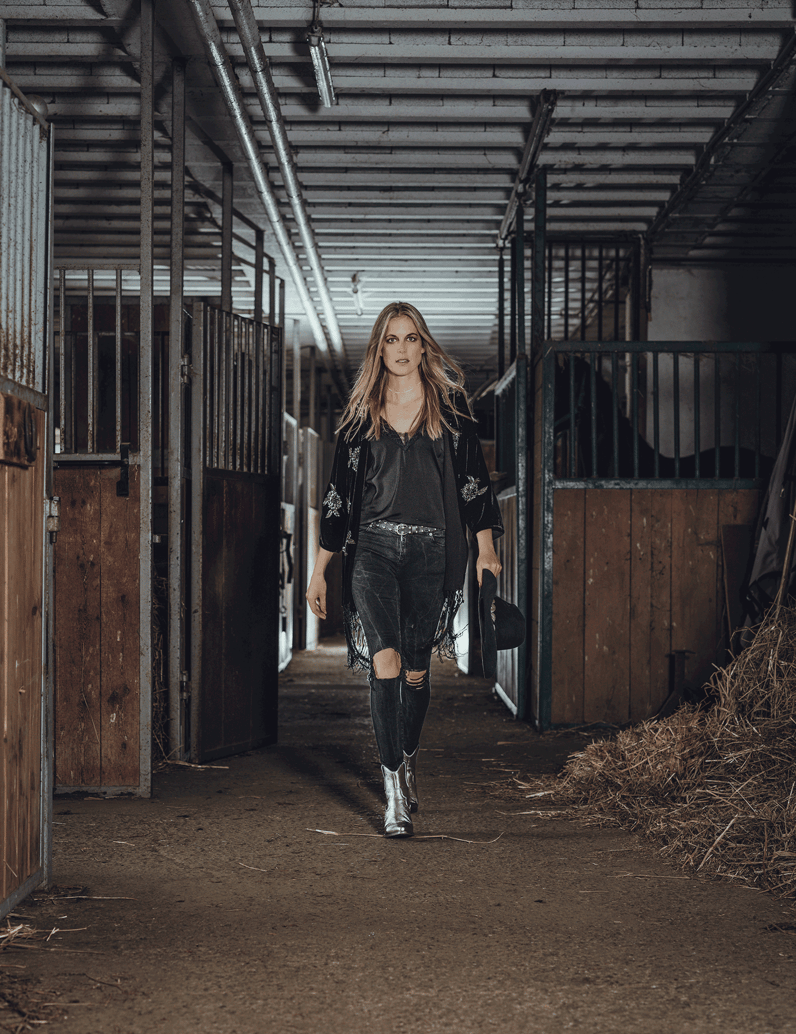 Kate-Gray-Glattleder-Boot-schwarz