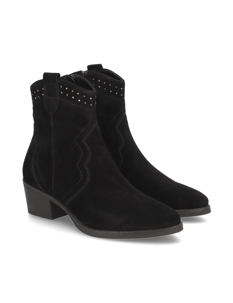 Kate-Gray-Veloursleder-Boot-schwarz