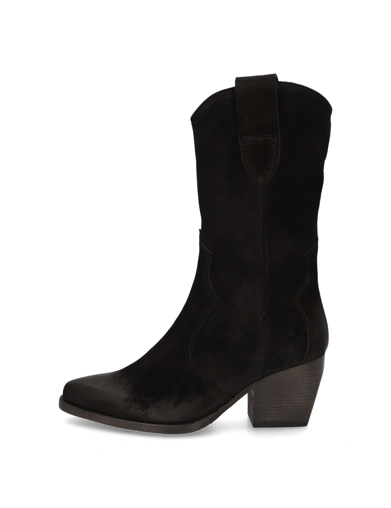 Kate-Gray-Veloursleder-Stiefelette-schwarz