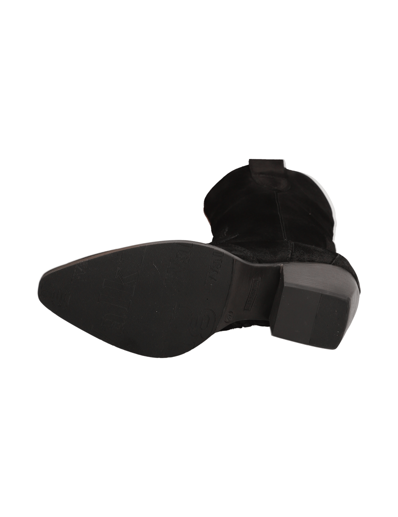 Kate-Gray-Veloursleder-Stiefelette-schwarz