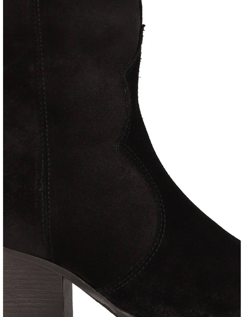 Kate-Gray-Veloursleder-Stiefelette-schwarz