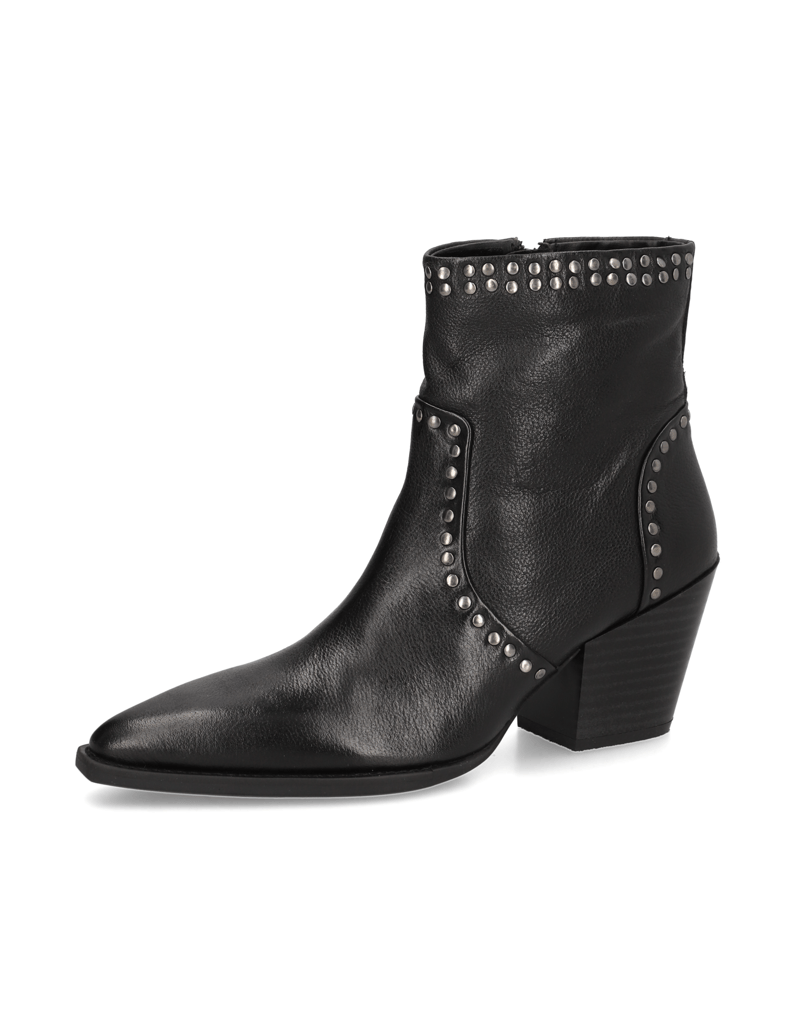 Kate-Gray-Glattleder-Stiefelette-schwarz