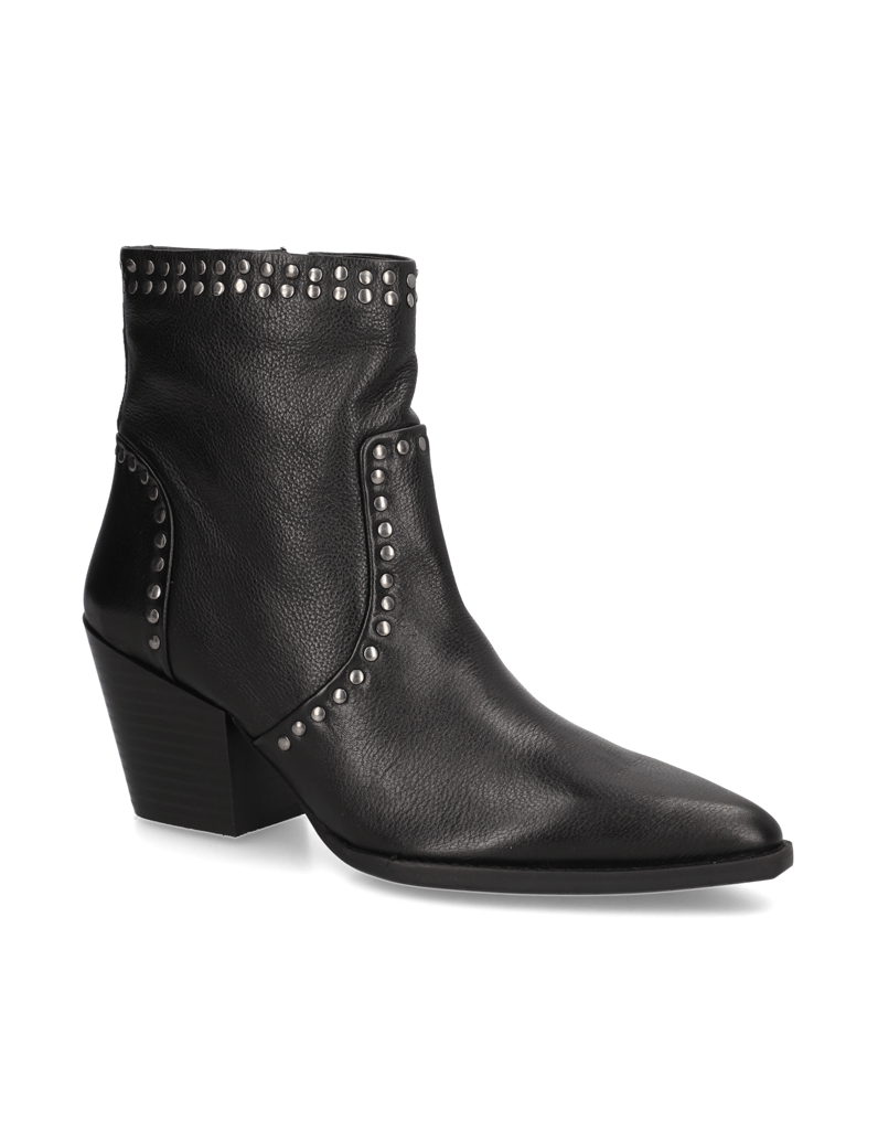 Kate-Gray-Glattleder-Stiefelette-schwarz
