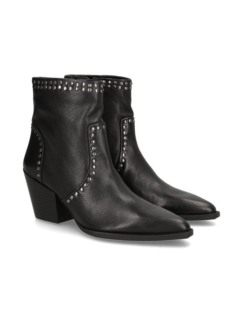Kate-Gray-Glattleder-Stiefelette-schwarz