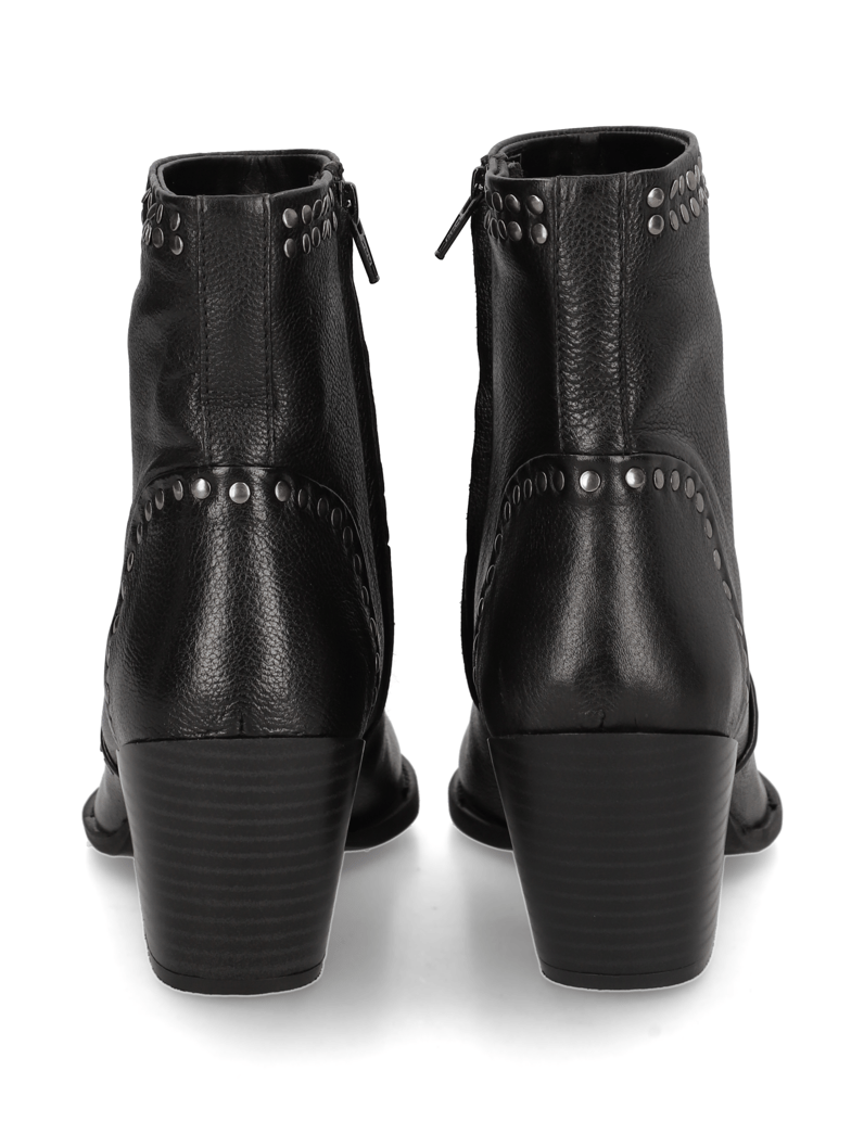 Kate-Gray-Glattleder-Stiefelette-schwarz