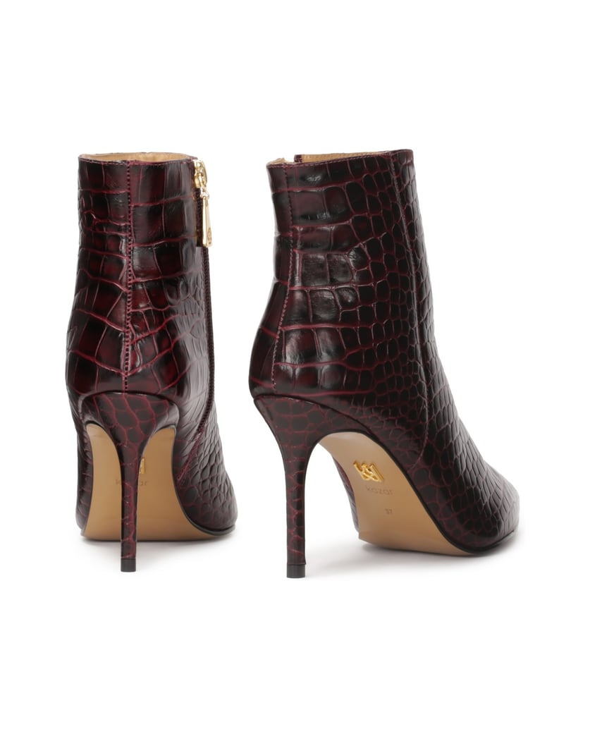 Kazar-Kastanienbraune-Stiefel-mit-geprägtem-Kr-rot