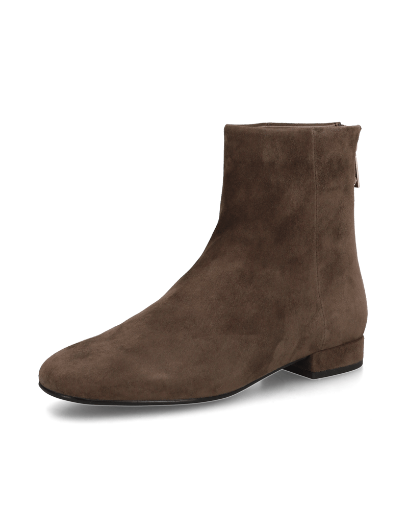 Kazar-Brown-suede-women's-booties-hnedá
