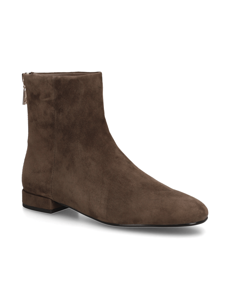 Kazar-Brown-suede-women's-booties-hnedá