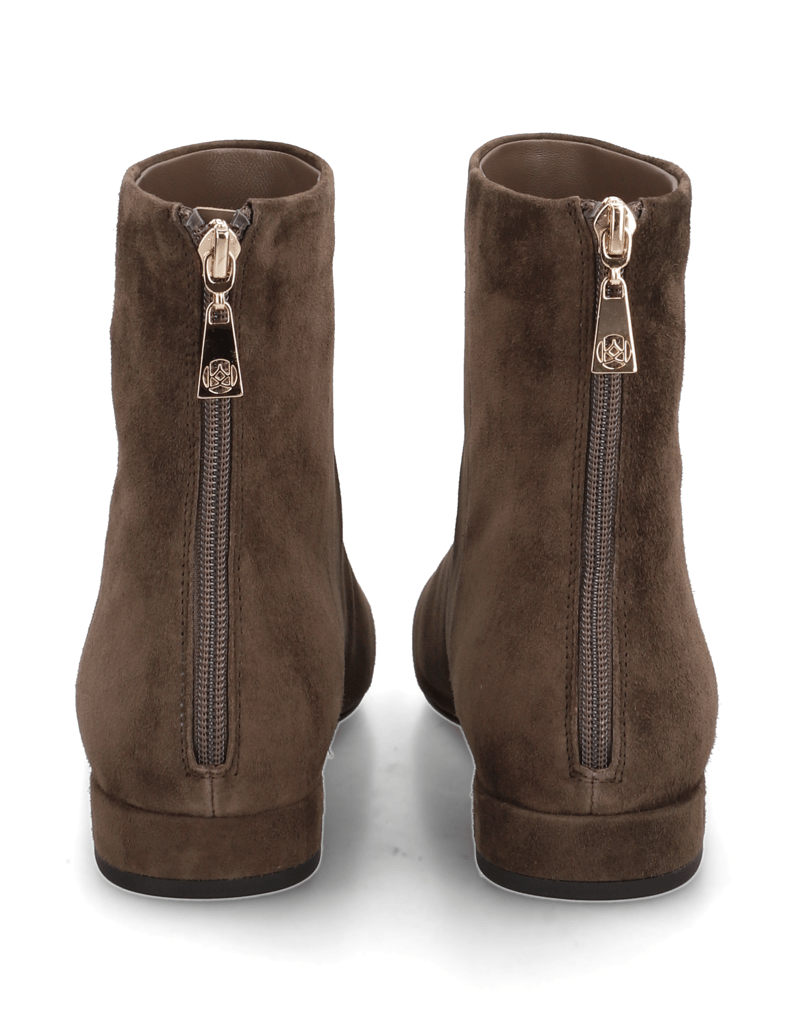Kazar-Brown-suede-women's-booties-hnedá