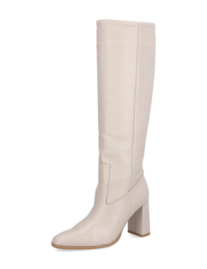 Kate-Gray-hladká-koža-čižmy-biela