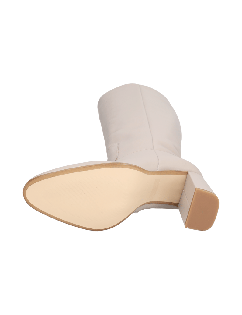 Kate-Gray-hladká-koža-čižmy-biela