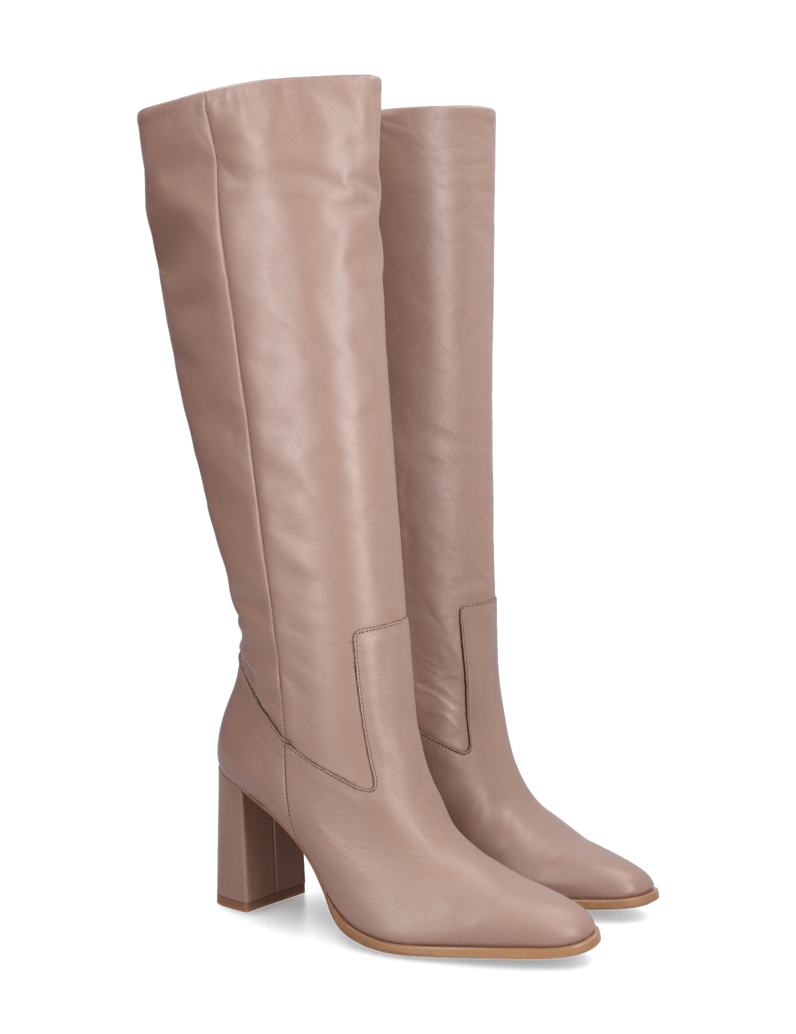 Kate-Gray-gladko-usnje-škornji-črna