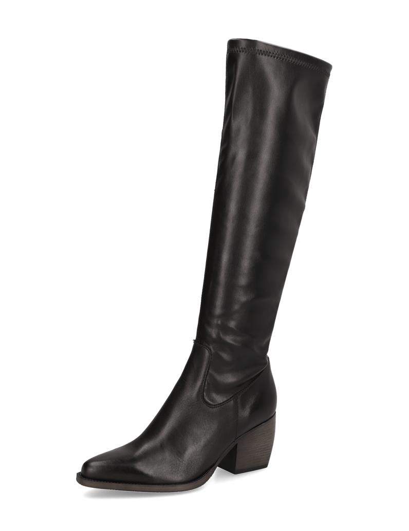 Kate-Gray-Lederkombination-Stiefel-schwarz