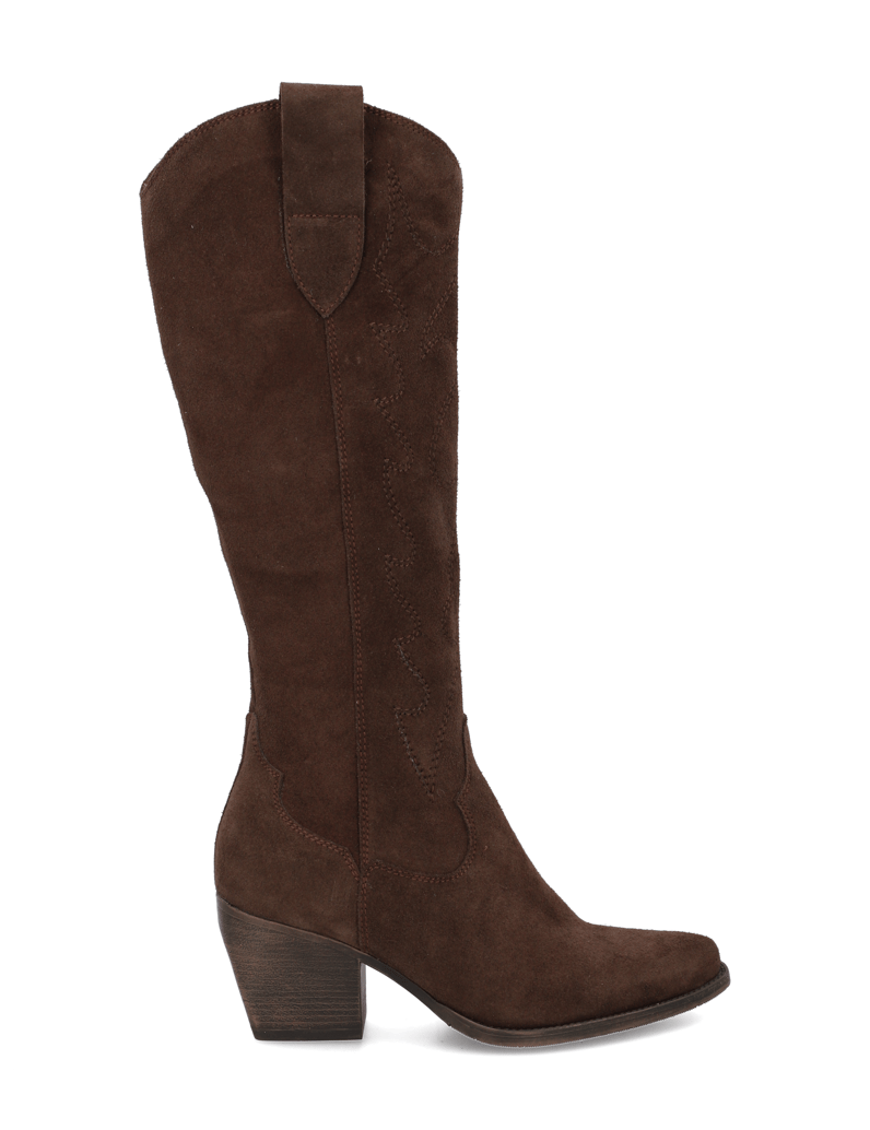 Kate-Gray-Veloursleder-Stiefel-braun
