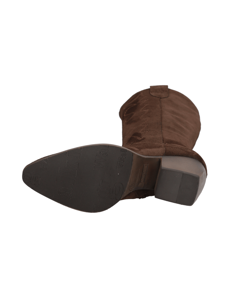 Kate-Gray-velúr-čižmy-hnedá