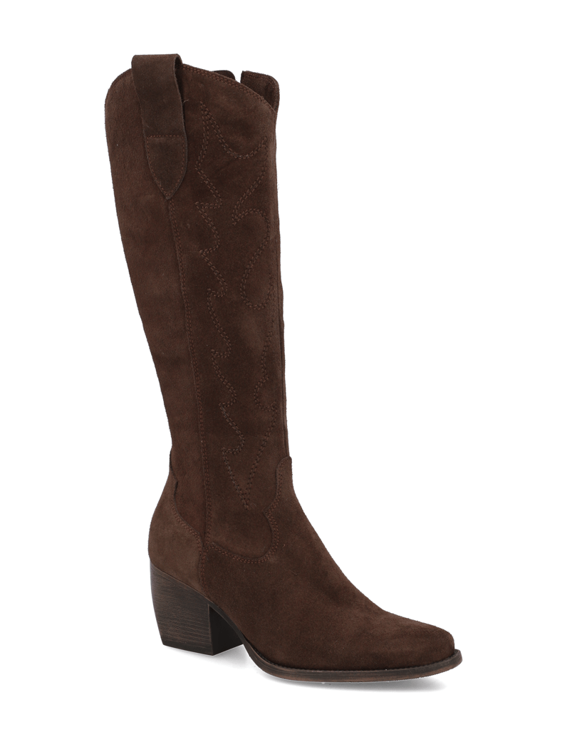 Kate-Gray-Veloursleder-Stiefel-braun