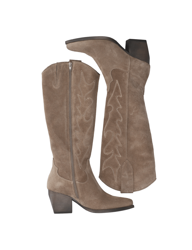 Kate-Gray-Veloursleder-Stiefel-braun