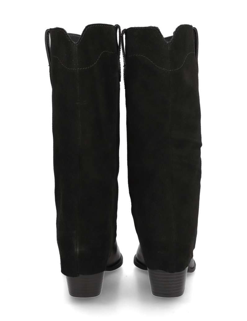 Kate-Gray-kombinácia-kože-čižmy-čierna