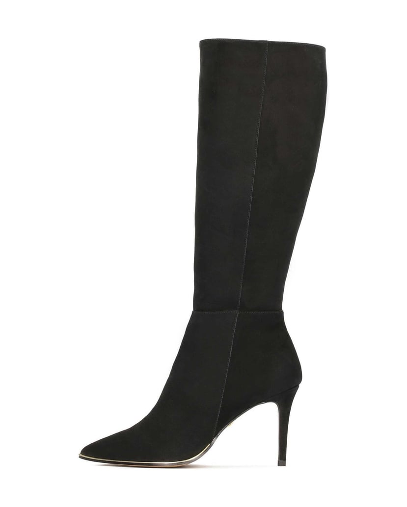 Kazar-Nubuklederstiefel-mit-spitz-zulaufender-schwarz