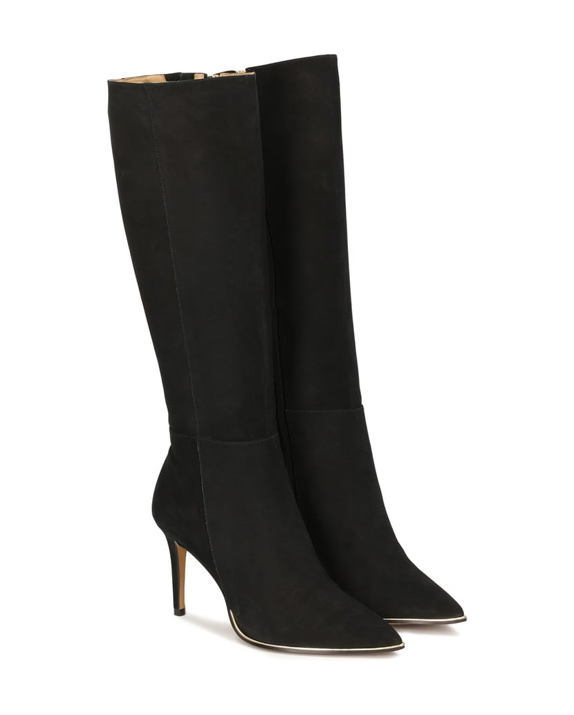 Kazar-Nubuklederstiefel-mit-spitz-zulaufender-schwarz