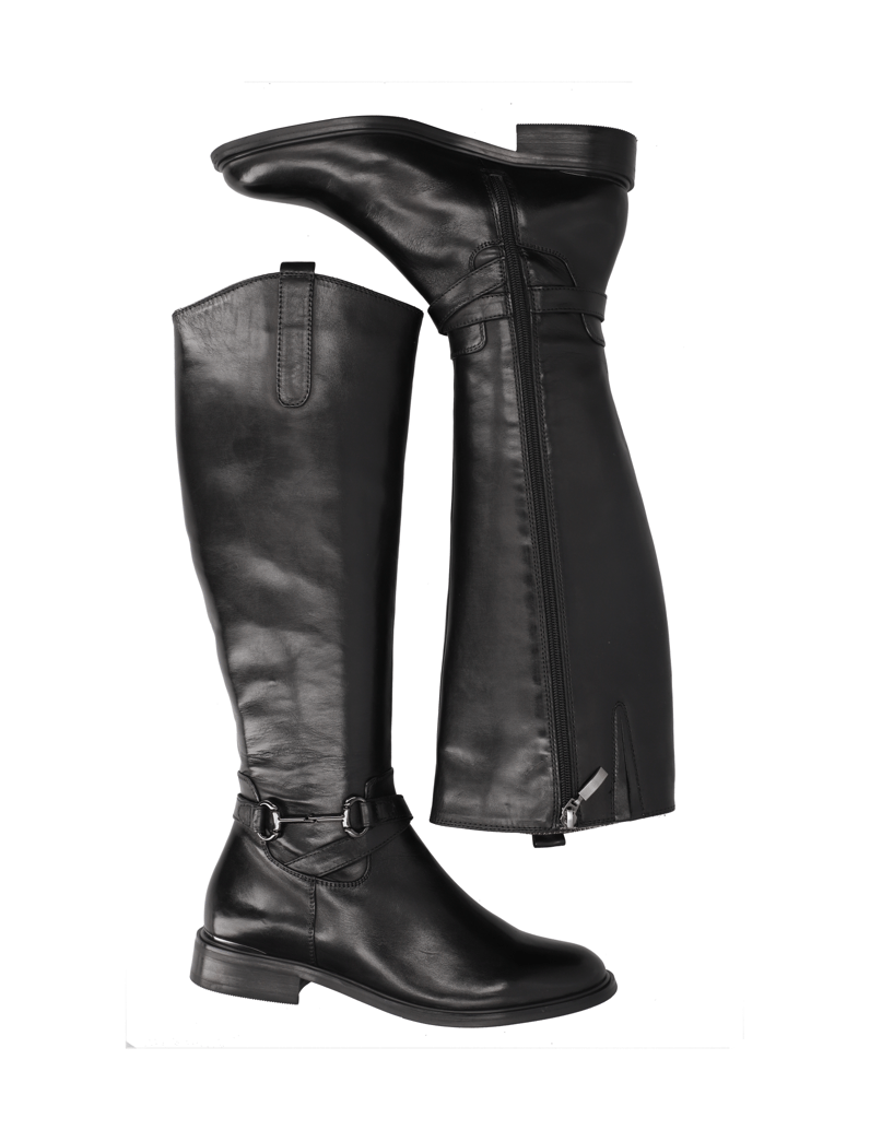 Silvia-Schneider-kozačky-černá